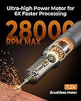 Vista 3 de xTool Selected Engraving Pen, 42-in-1 Tool Kit, Cordless Engraver and Rotary Tool Kit for Metal Wood Glass Plastic, Large Capacity Engraving tool