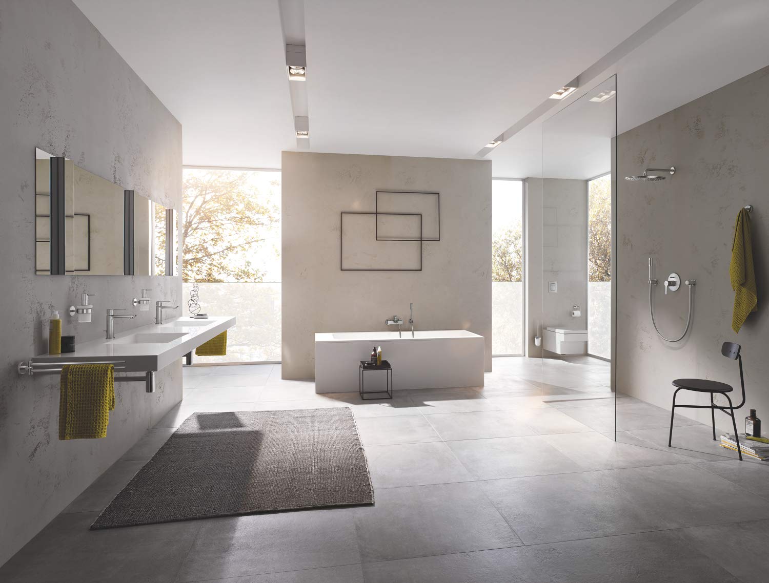 Grohe Essentials Toilettenbürstengarnitur, supersteel, 1 Stück, 40374DC1