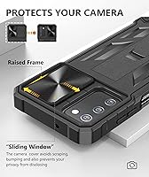 Vista 2 de SOiOS Funda protectora para Samsung Galaxy A03s: protección completa a prueba de caídas de grado militar con soporte Carcasa resistente a prueba