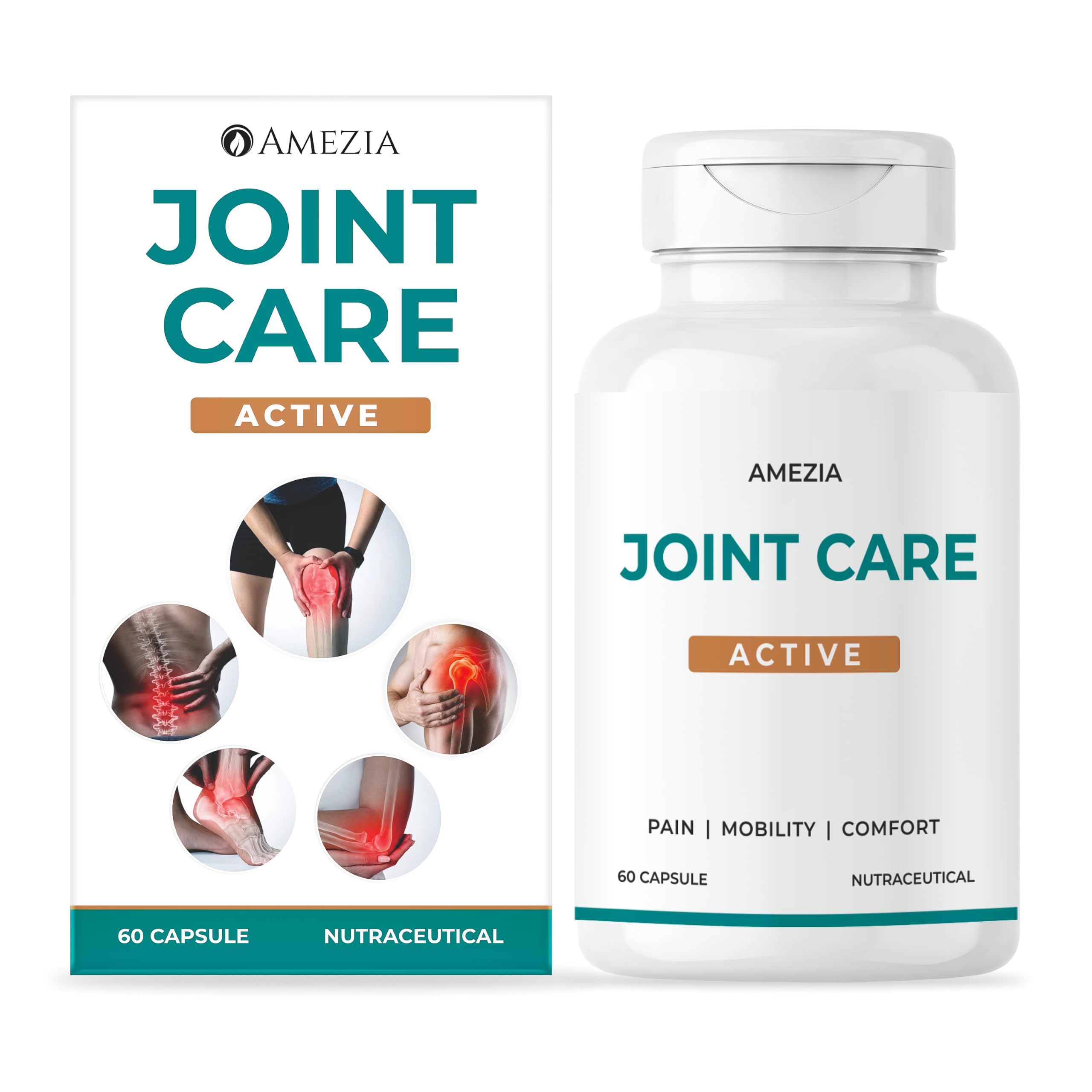 JOINT CARE ACTIVE - VEG CAPSULES | 22 Powerful Herbal + Nutraceutical Ingredients | Boswellia, Curcumin, ASU, Rosehip, Magnesium Bisglycinate, Vitamin D3, K2-7 & Zinc | Advanced Joint Support for Comfort, Mobility, Flexibility, Cartilage & Bone Health-image-20