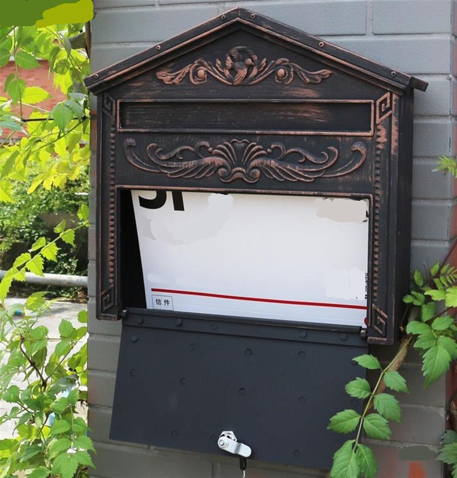 Moderne Briefkästen Wandmontierte Briefkästen Für Den Außenbereich Briefkasten Retro Villa Outdoor Briefkasten Sammelbox