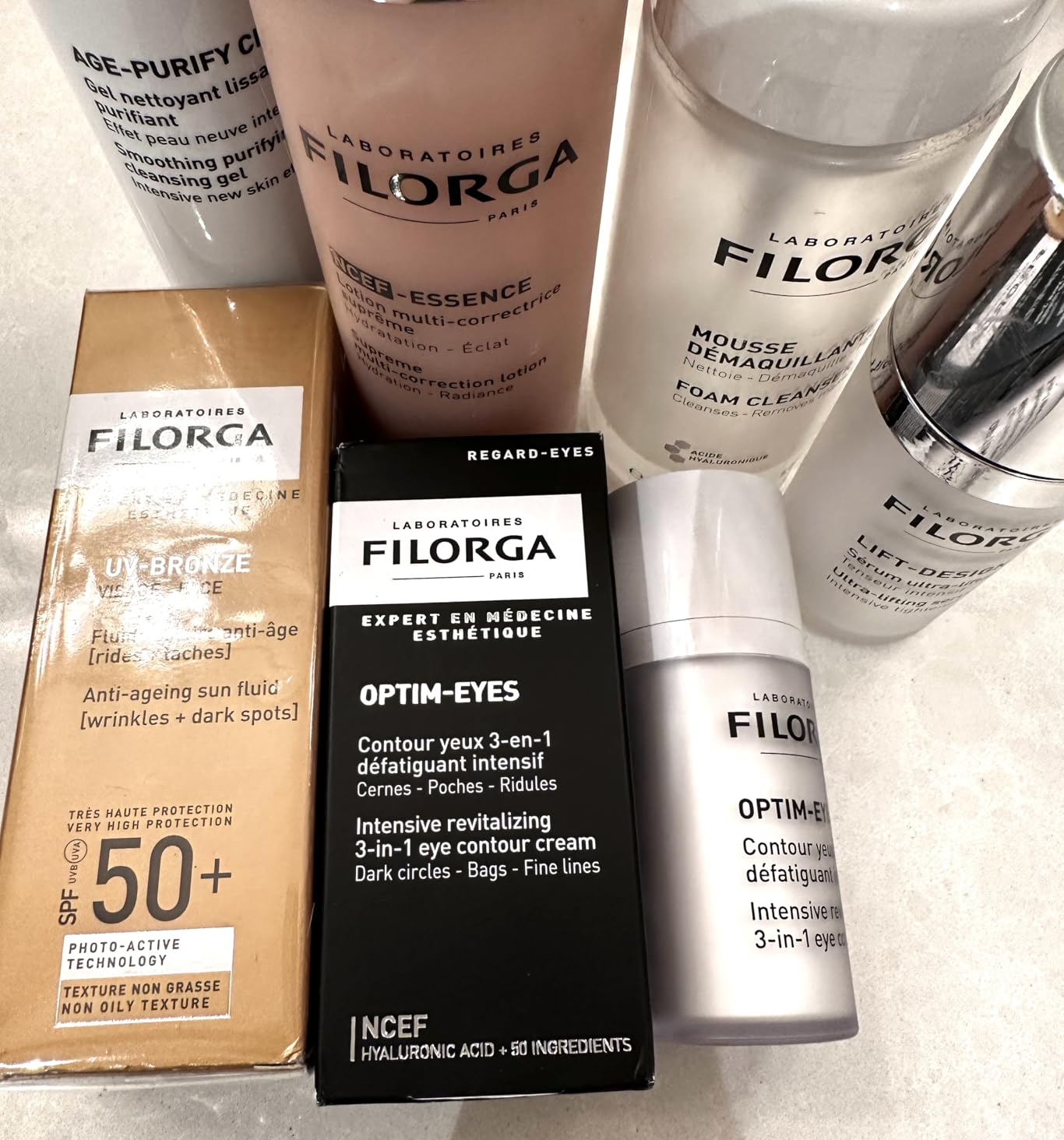 Laboratoires Filorga Filorga Optim-Eyes Eye Cream, Revitalizing 3-in-1 Skin Treatment for Rapid Reduction of Dark Circles, Wrinkles & Puffiness Around the Eyes, 0.5 fl. oz