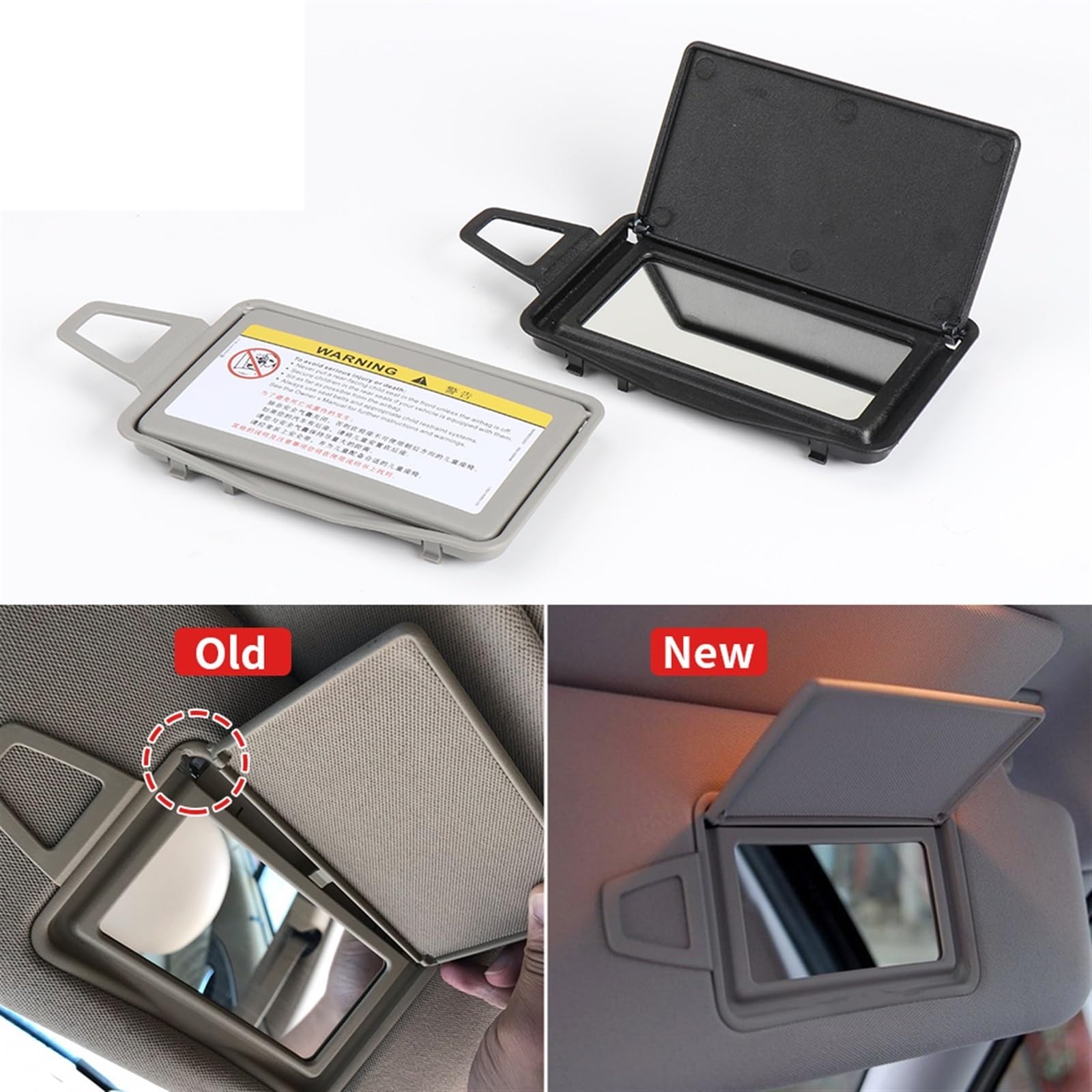 Accessori for auto, parasole for auto, specchio for trucco