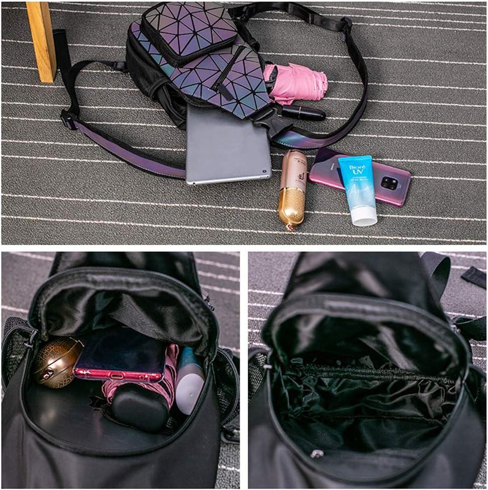 Handbags Womens Geometric Luminous Purse bags Ladies Top Handle Satchel Bags - Image 7