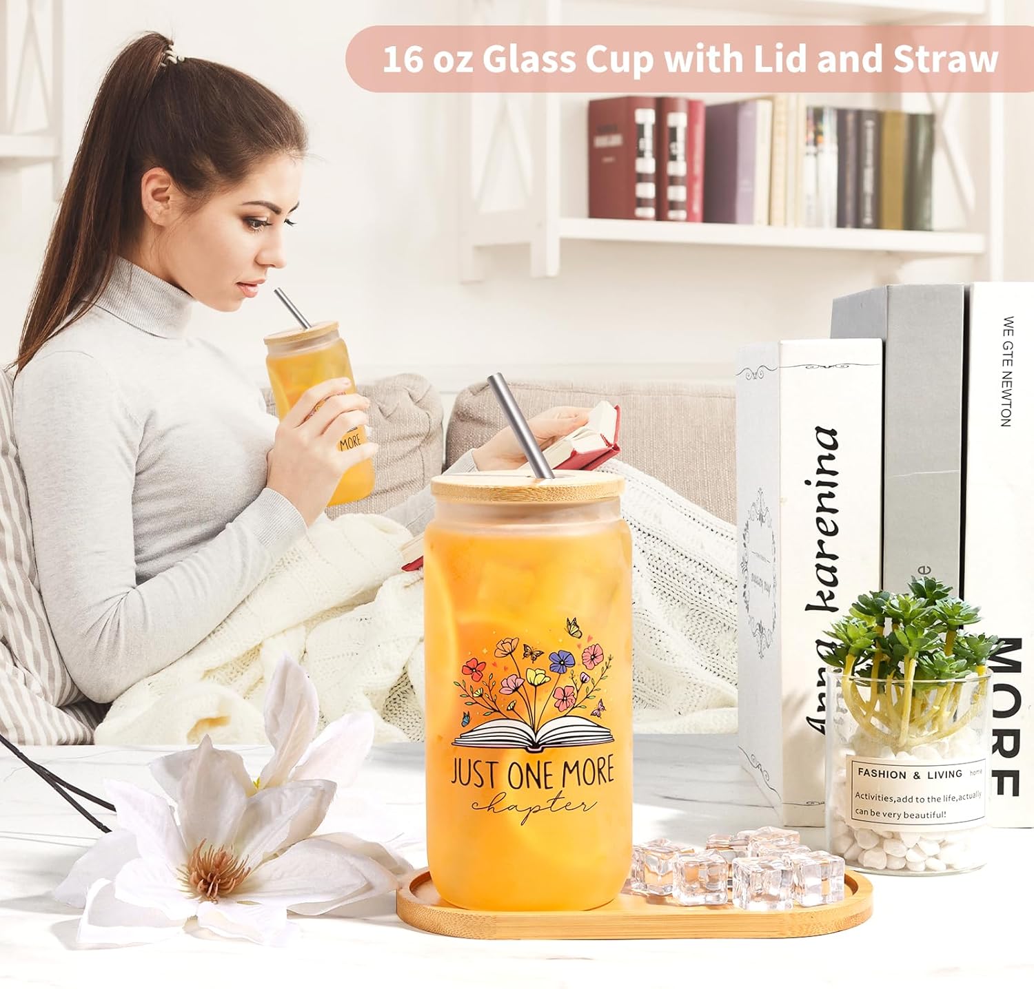 Book Lovers Gifts for Women, Book Gifts for Books Lovers, Reading Accessories for Woman, Bookish Gift for Woman, Gift for Readers Bookclub, Present for a Books Lover, Reading Present, Pink - Image 2