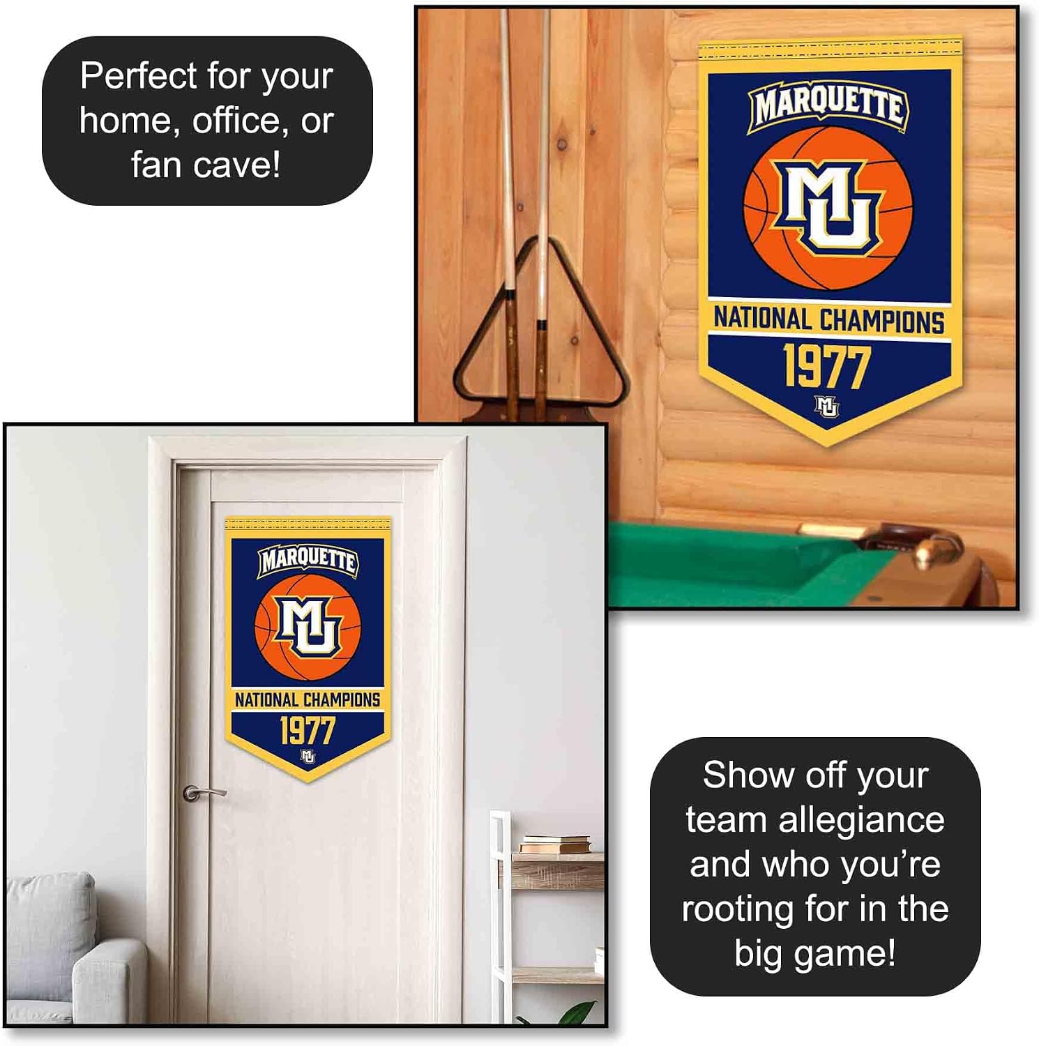 Marquette Golden Eagles Basketball National Champions Banner