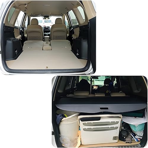 Miniatura 3 de Retractable Trunk Cargo Cover, Compatible with RAV4 2006-2013, Trunk Luggage Security Shield Shade(Canvas)