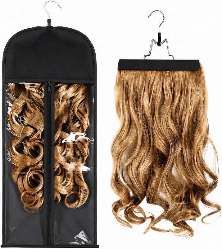 Suporte para extensões de cabelo FEHOKA com bolsa de armazenamento
