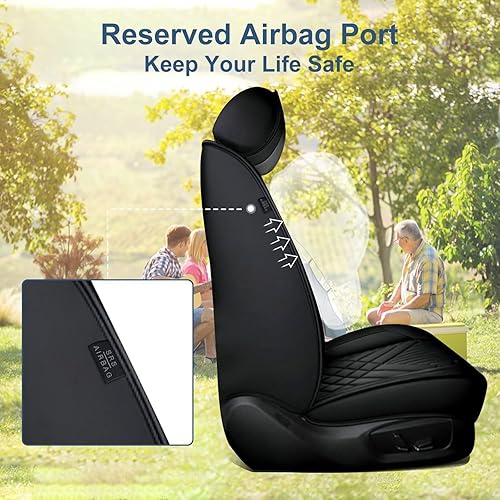 Miniatura 10 de TTX LIGHTING Fundas de asiento de coche transpirables para Nissan Rogue 2014-2024 2025 juego completo de cuero y seda de hielo, protector