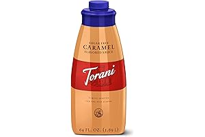 Torani Sugar Free Caramel Sauce, 64 Ounce