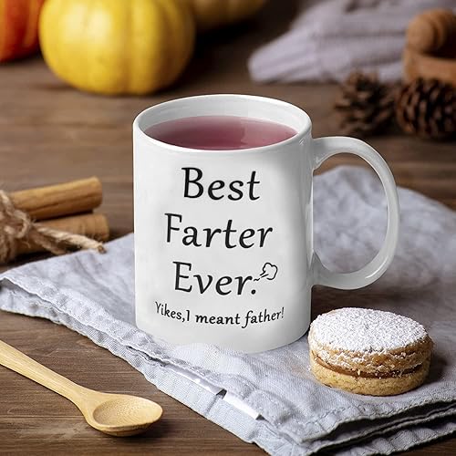 Miniatura 4 de Taza de café para papá, regalo de hijas, hijos, regalos de cumpleaños de Navidad para marido, regalo divertido para papá del mundo, juego de regalo