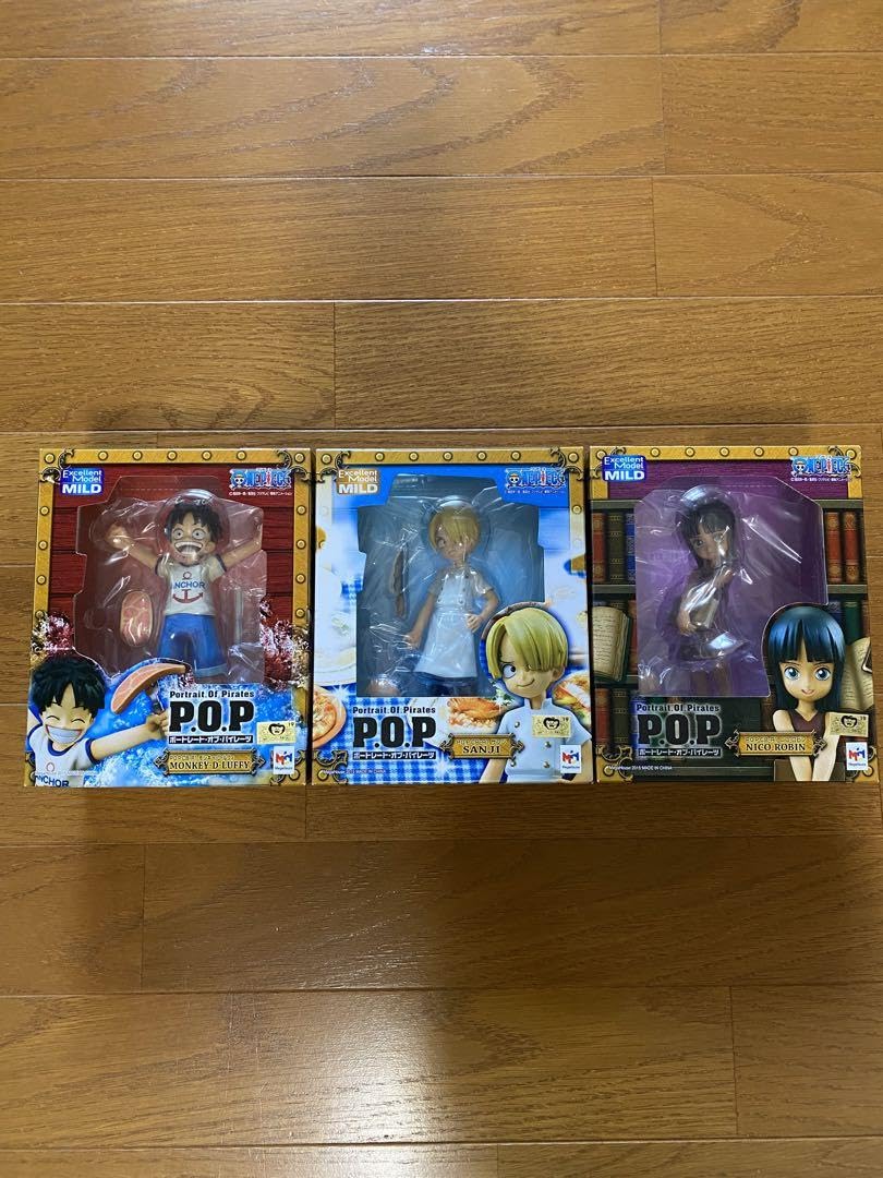 ワンピースフィギュア P.O.P CB-R1 ルフィ・ロビン・サンジ　セット Amazon.co.jp: ワンピースフィギュア POP CB-R1 ルフィ・ロビン