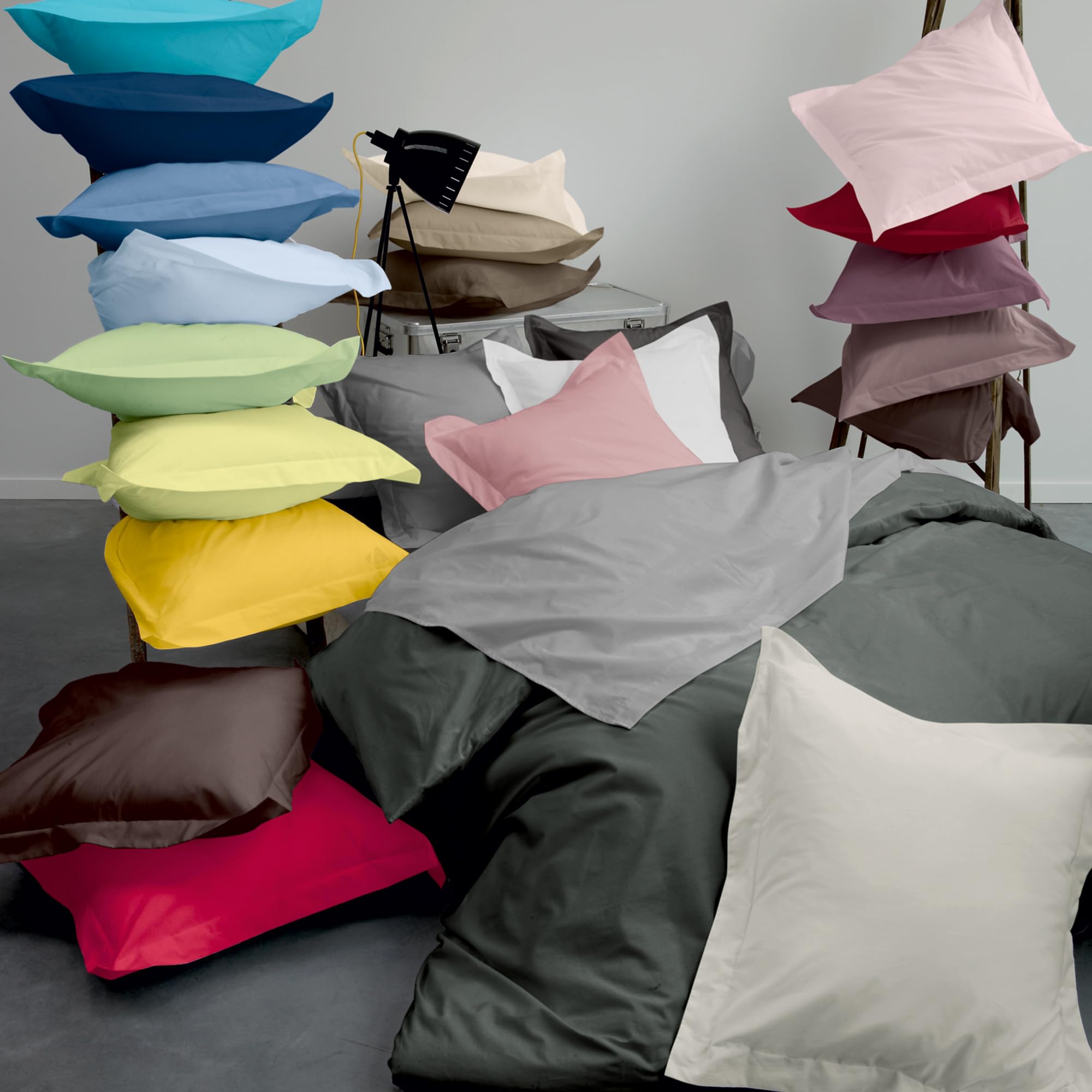 Lenzuolo Con Angoli 100% Cotone. In Tinta Unita. 2000x200 Cm | Leroy Merlin - Foto 3