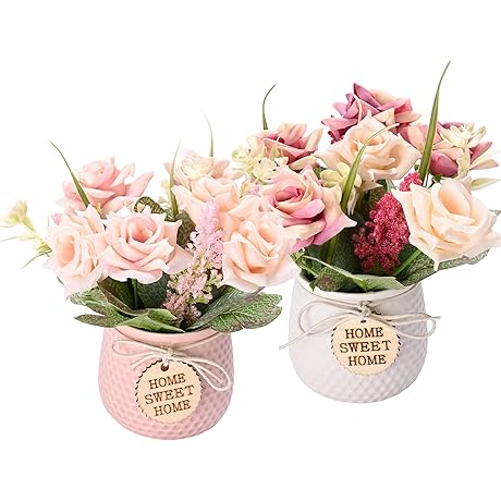 [Keyword Focused] Artificial Spring Flowers in Vase: Decorate Your Abode with Elegance