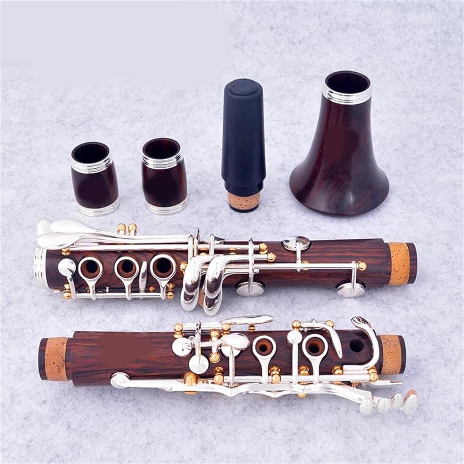 Clarinet C 17 Keys Silver Plated Clarinet