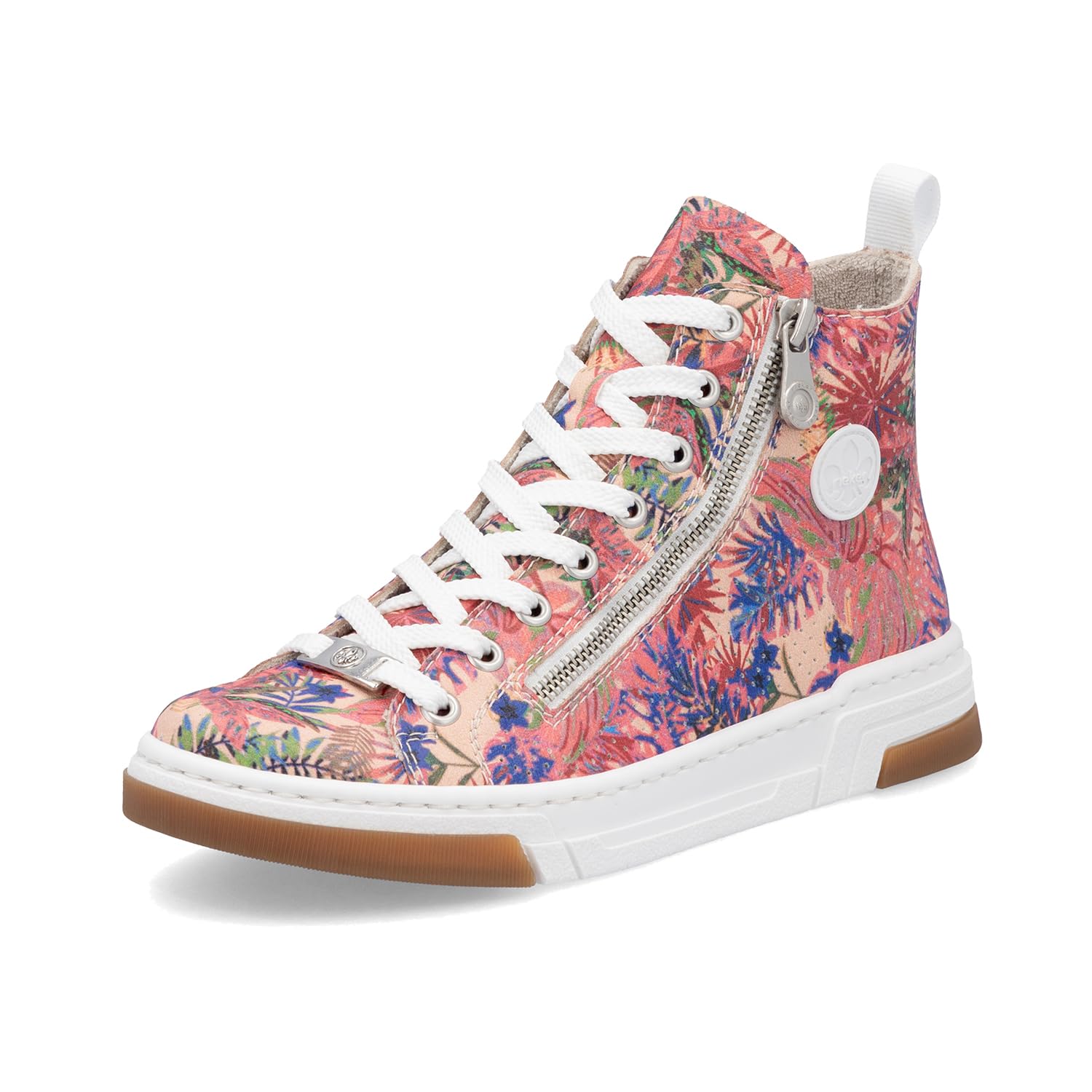 Rieker Dames veterlaarzen N0708, vrouwen enkellaarsjes, losse inlegzool Rieker Dames veterlaarzen N0708, vrouwen enkellaarsjes, losse inlegzool