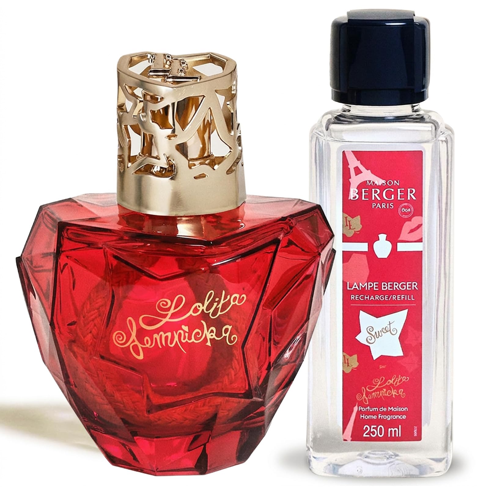 Maison Berger Paris - Caja de lámpara catalítica roja Lolita