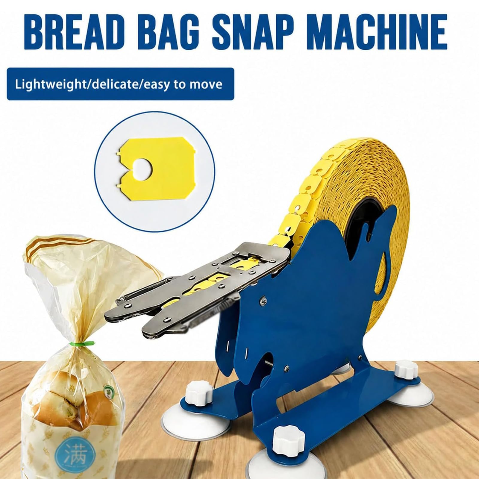 Sigillatrice Manuale per Sacchetti del Pane, Sigillatrice a Pinza Acciaio