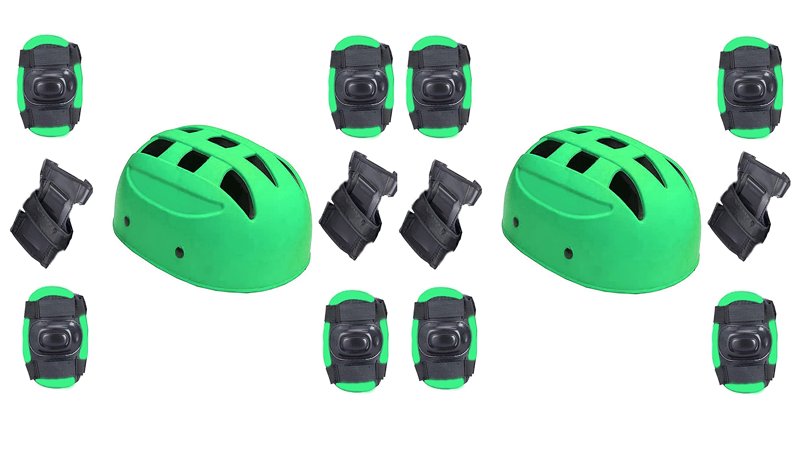 SUPRO Protective Skating Guard Kit for Skating, Cycling, Running for Kids, Boys, Girls (Green Pack of 2) (B09FV72ZR2) Amazon Price History, Amazon Price Tracker
