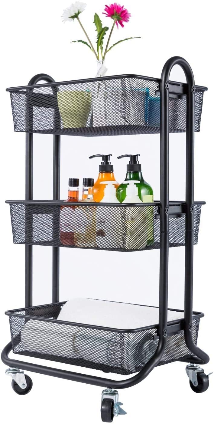 Organizador vertical con ruedas para solucionar la falta de espacio