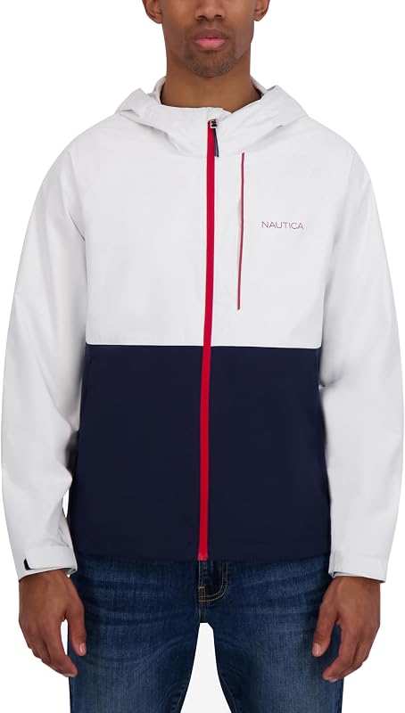 Nautica campera de navegación ligera para hombre: impermeable y resistente al viento, transpirable