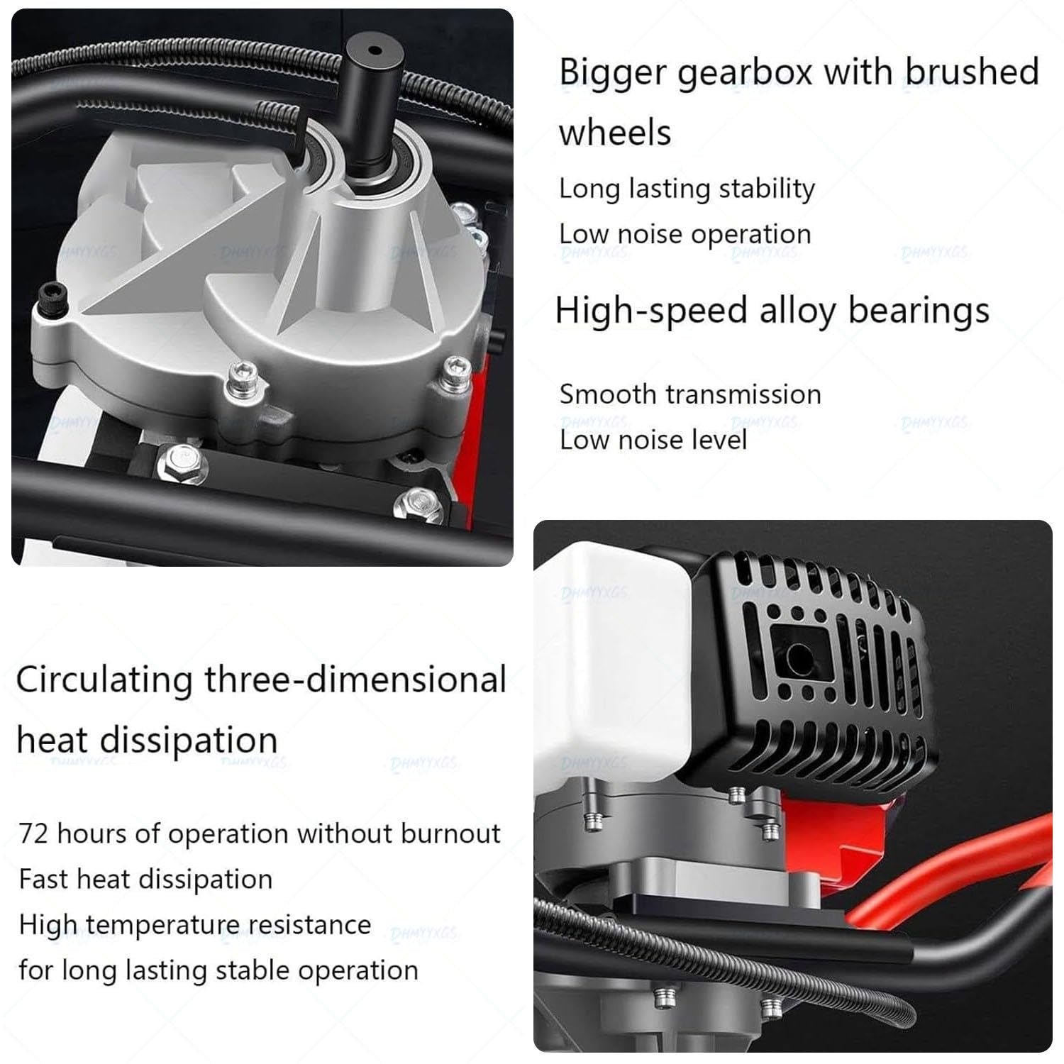 Mototrivella Benzina,Vanga per Orto Scoppio,999cc 8.5 CV, Motore Affidabile,Alta Efficienza,per Foratura Terra,Trapanaggio Pali, Giardinaggio Professionale e Agricoltura 20cm