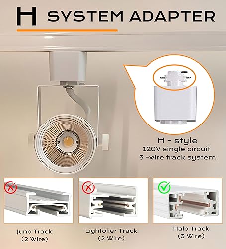 Miniatura 3 de CLOUDY BAY Cabezal de luz LED regulable de 8 W 3000 K, color blanco cálido, CRI90+, color verdadero, ángulo de inclinación, ángulo de inclinación