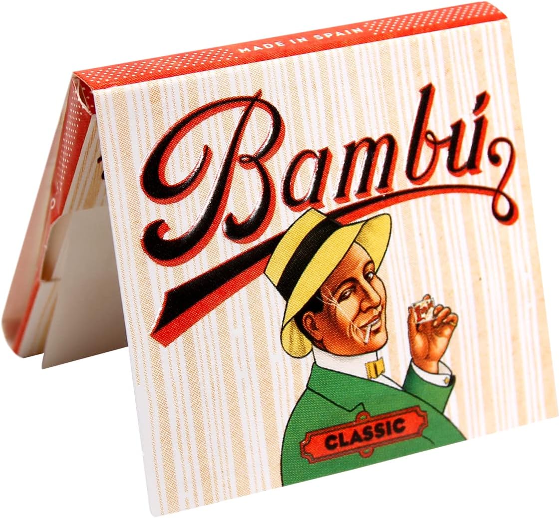 100pc Display - Bambu Classic Regular Rolling Papers