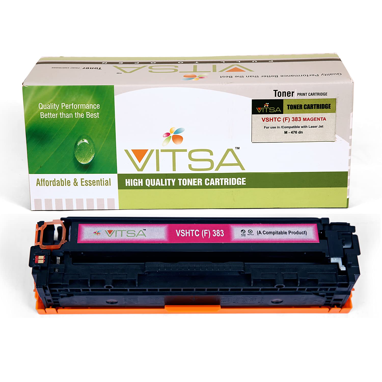 VITSA 312A Toner Cartridge Compatible with HP Color Laserjet Pro M476dn MFP / M476dw MFP / M476nw MFP (Magenta) (B07NJ1DPZ3) Amazon Price History, Amazon Price Tracker