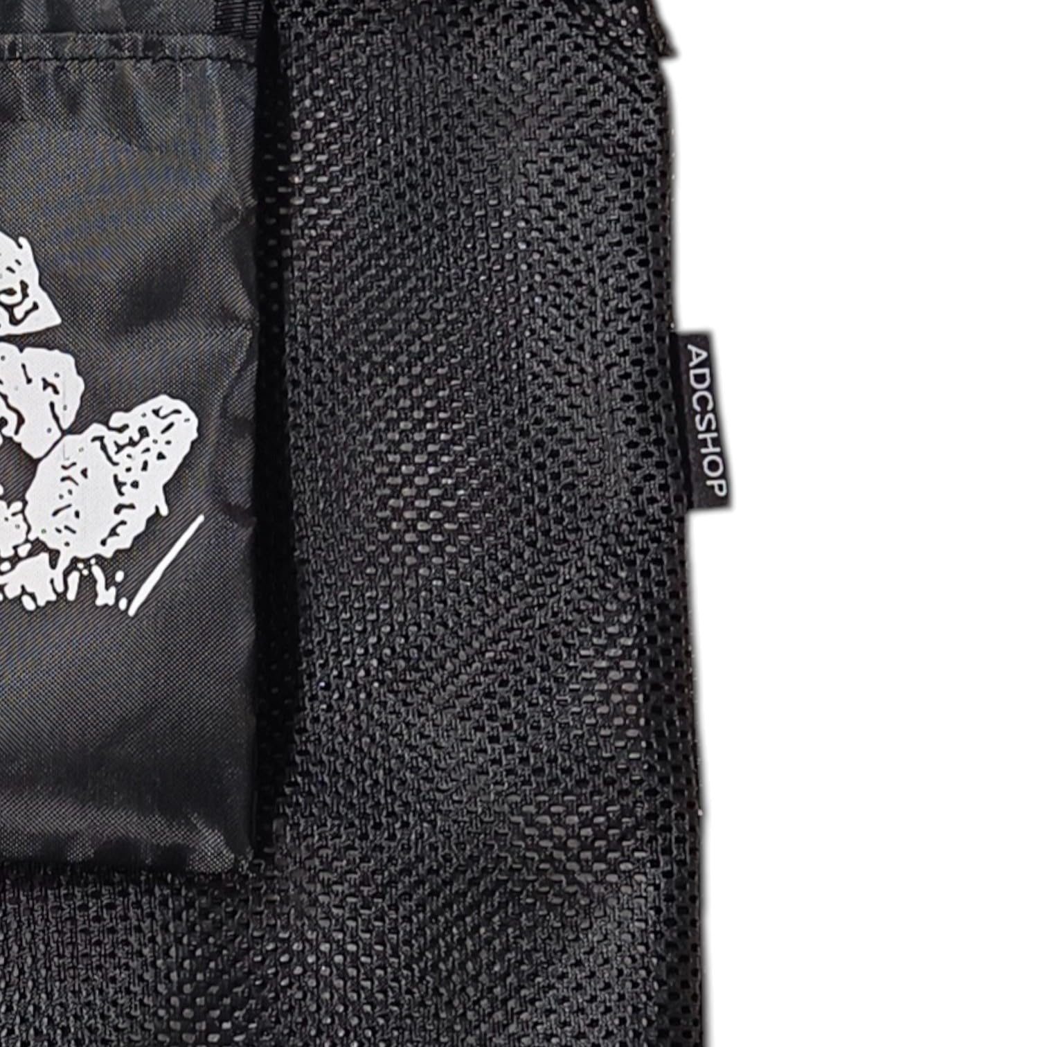 Borsa per la raccolta dei funghi in Nylon 42x36 cm pieghevole a rete con cinghia regolabile