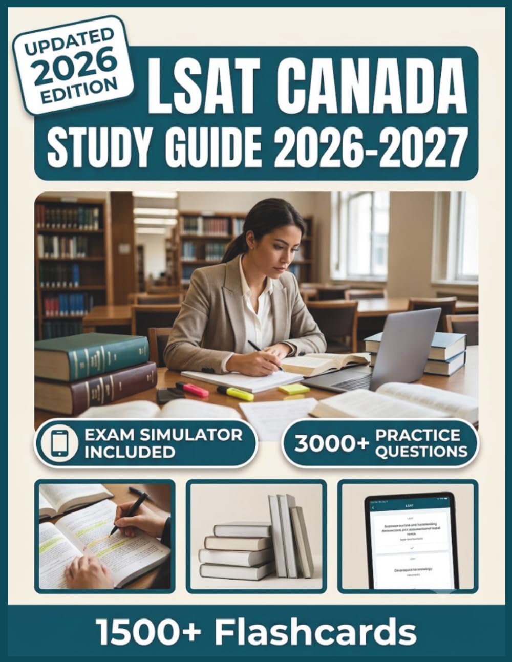 LSAT CANADA STUDY GUIDE 2026–2027: 3,000+ Practice Questions, 12 Full-Length Tests, Digital Flashcards & Advanced Exam Simulators To Pass with Confidence