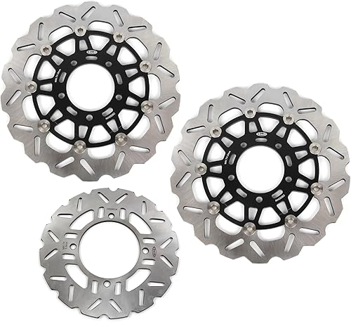 Arashi Front Rear Brake Discs Rotors wMounting Bolts Screws for Kawasaki Versys 1000 2012-2014 ABS 2015  Z1000SX 2011-2016 ABS 2011-2019  Z1000