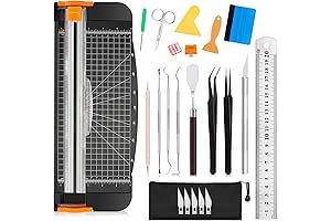 Famomatk 23PCS Sublimation Tools and Accessories for Vinyl Craft