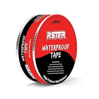 RSTER Super Leakage Repair Waterproof Tape Permanent Waterseal Aluminium Rubber Tape for Pipe Leakage Roof Leakage Aluminium Foil Tape for Water Leakage Solution (5CM*5METER (A)) BY VIVNITS