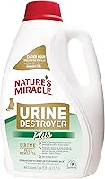Nature's Miracle Urine Destroyer Plus for Cats - Unscented Enzymatic Formula, 1 Gallon for Severe Urine Stains & Odors