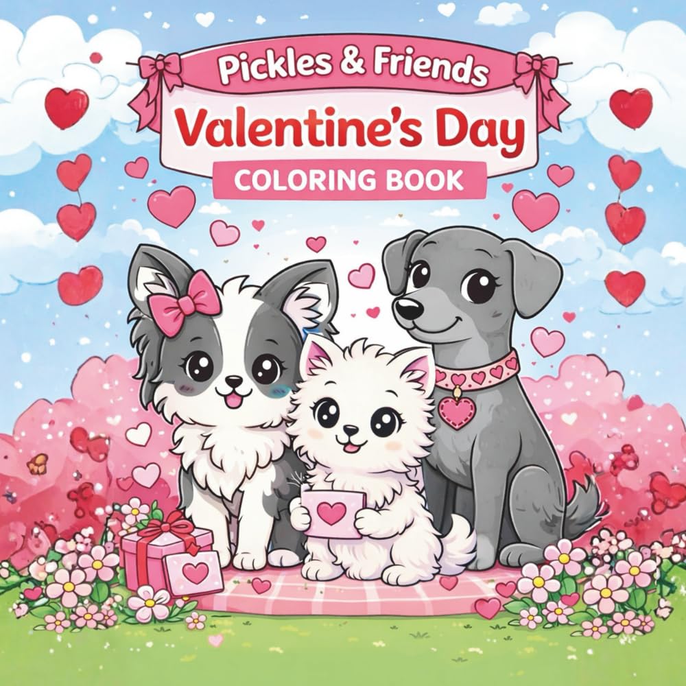 Pickles & Friends: Valentine's Day Coloring Book