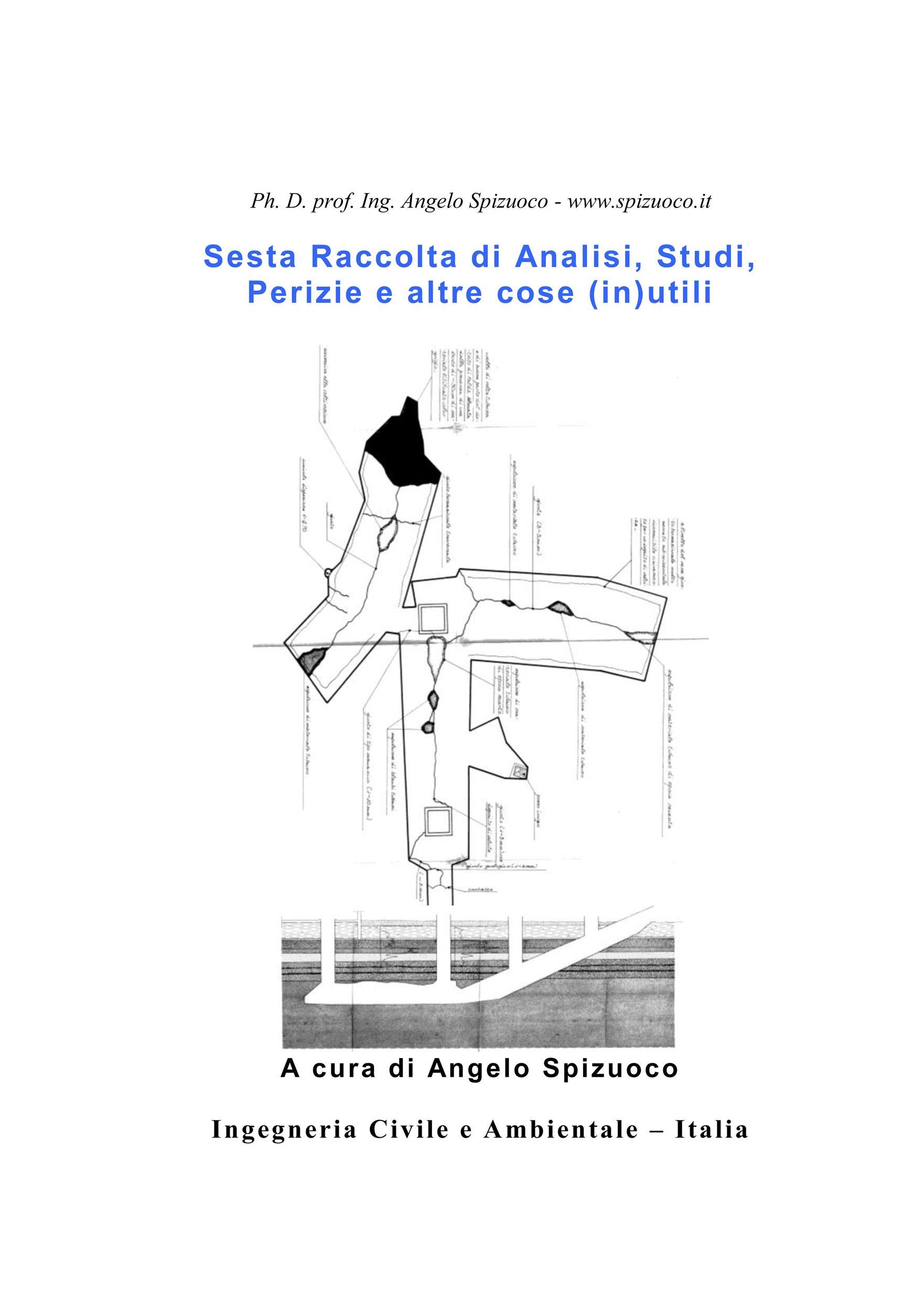 Sesta Raccolta di Analisi recueil de textes relié italien