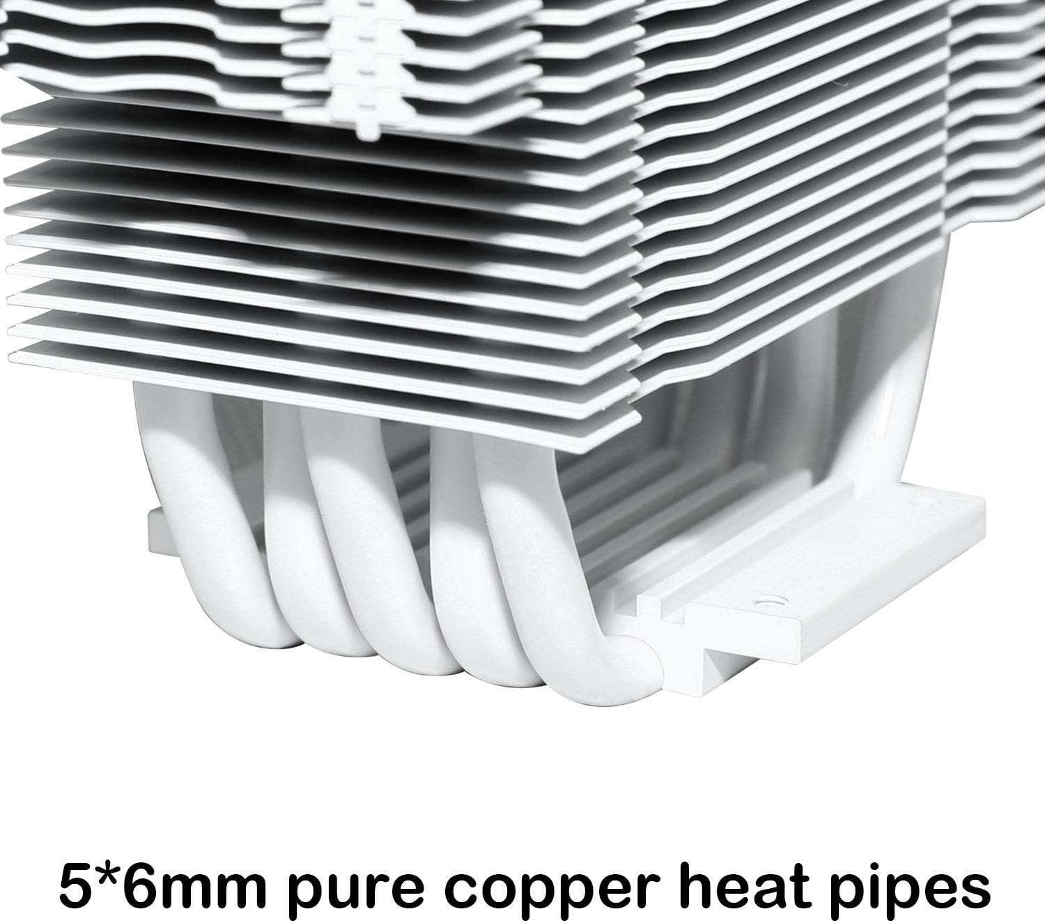 Grеаtеѕt Prоduсt Vetroo V5 White CPU Air Cooler w/ 5 Heat Pipes 120mm PWM Processor 150W TDP Cooler for Intel LGA 1200/115X AMD Ryzen AM4 w/Addressable RGB Lighting Sync