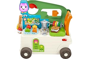 Discover Delight and Learning: Baby to Toddler Toy Laugh & Learn 3-in-1 On-the-Go Camper Walker