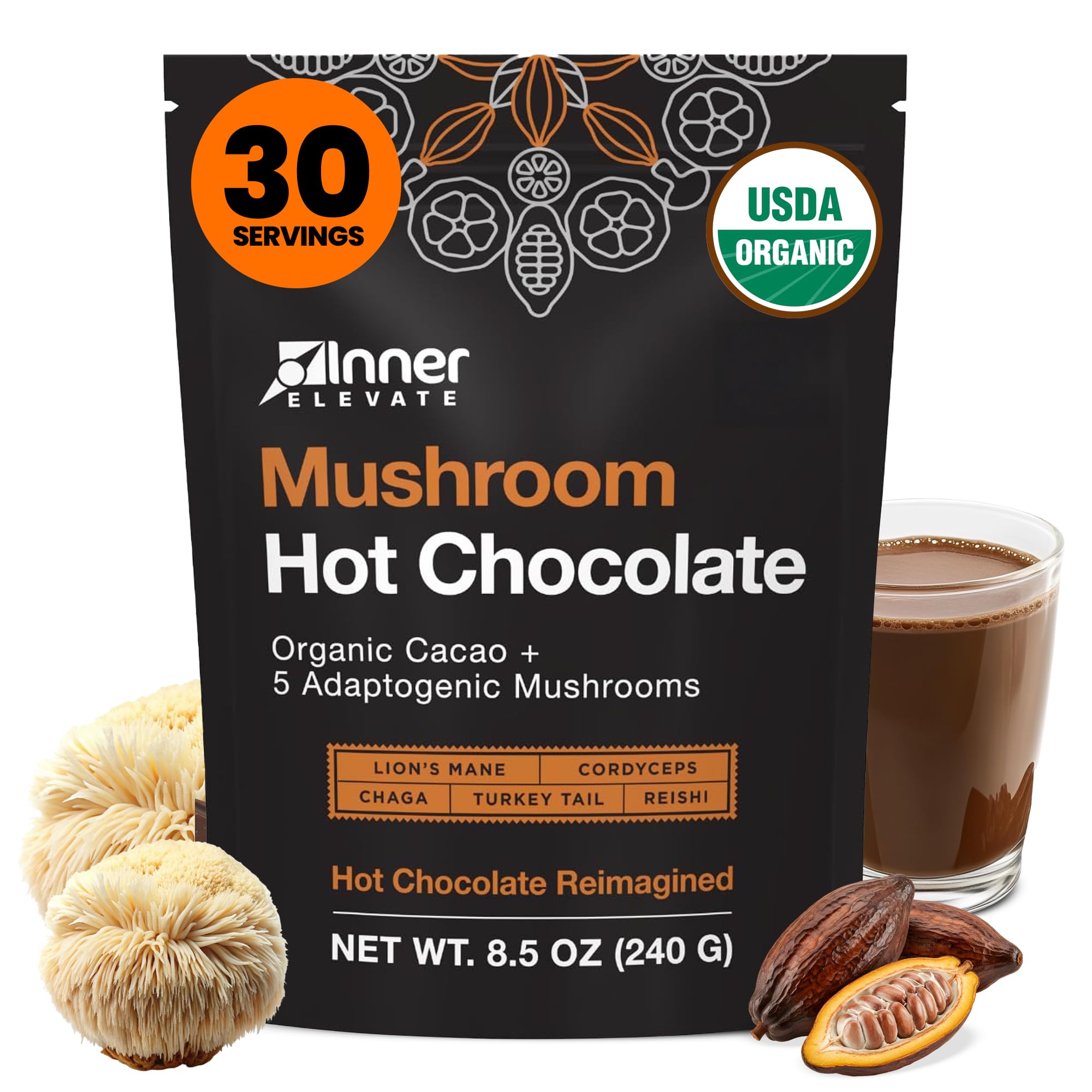 Inner Elevate Mushroom Hot Chocolate