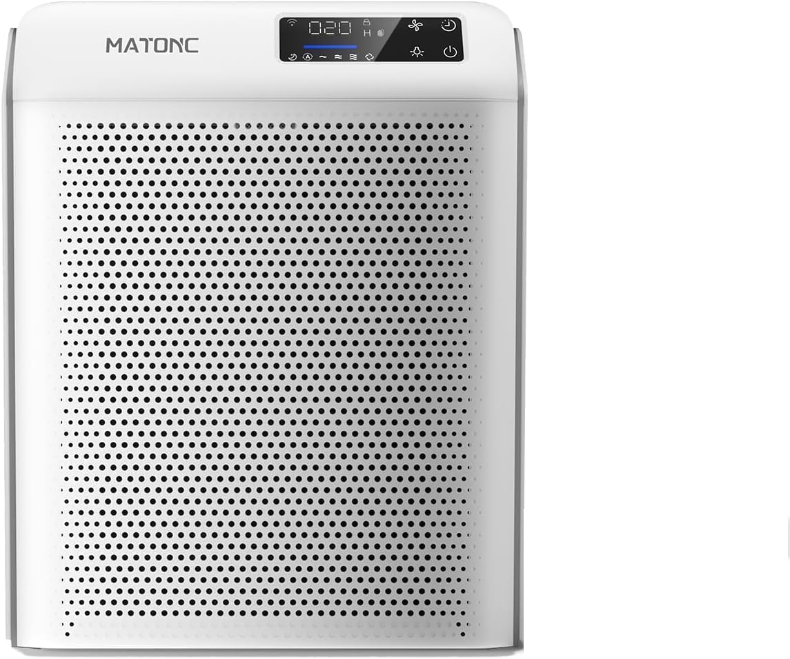 Air Purifiers for Bedroom Home Up to 3500 Ft², Smart Air Cleaner with APP Control for Pet Hair Odors