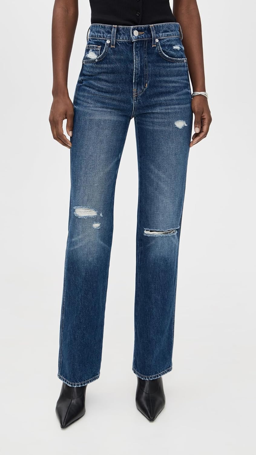 Veronica Beard Jean Women's Dylan High Rise Wide Leg Straight Jeans - Image 2