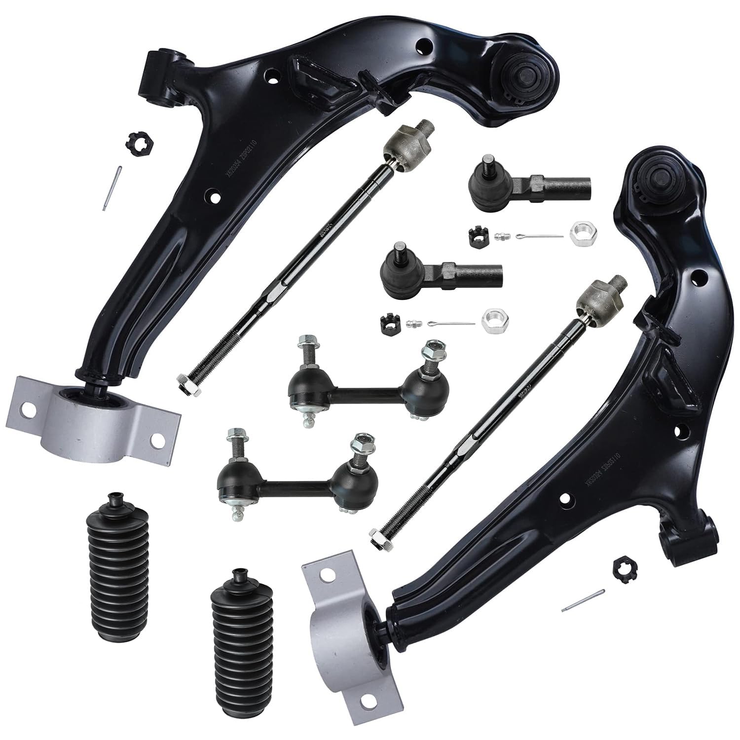 Amazon.com: Detroit Axle - Front End 10pc Suspension Kit for 2000