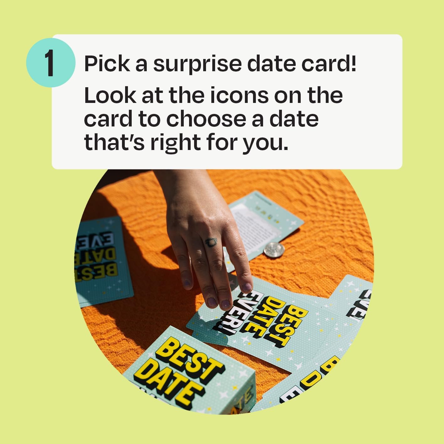 DSS Games Best Date Ever! [40 Surprise Scratch Off Dates for Couples, Couples Game Date Activity, 2 Player, Date Night Idea for Girlfriend, Boyfriend, Wife or Husband, Anniversaries]