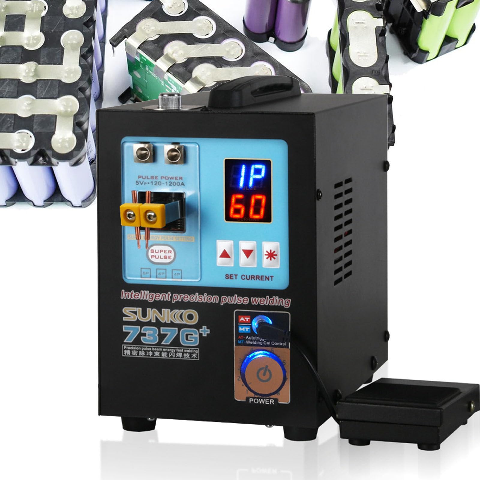 Lithium battery welding machine, Spot Welding Machine 2.8/4.3Kw 737G+