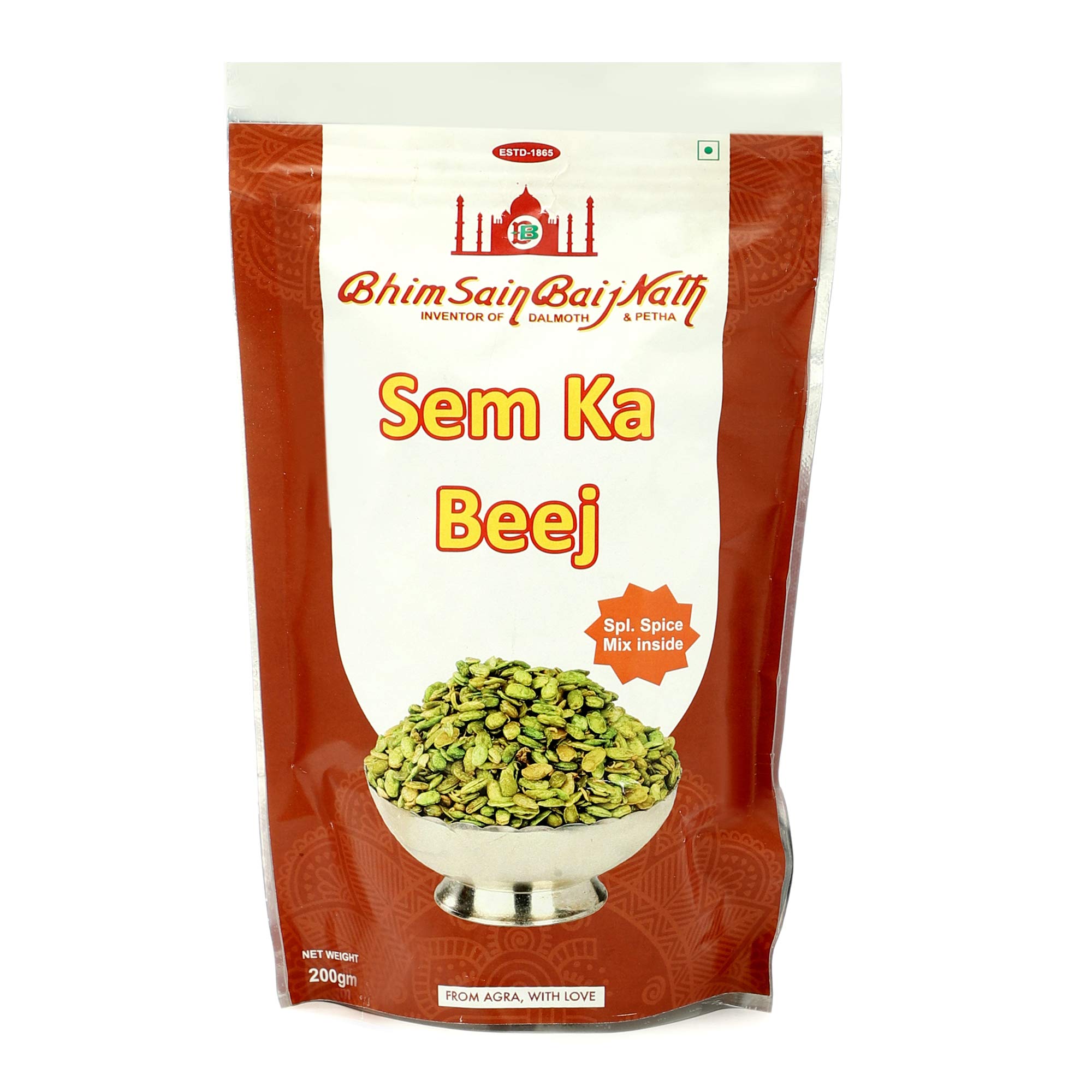 Bhim Sain Baij Nath Agra (Inventor of Dalmoth and Petha) - Sem Ke Beej / Sem Beej - Pure Desi Ghee (200 GMS) (B08M66C198) Amazon Price History, Amazon Price Tracker