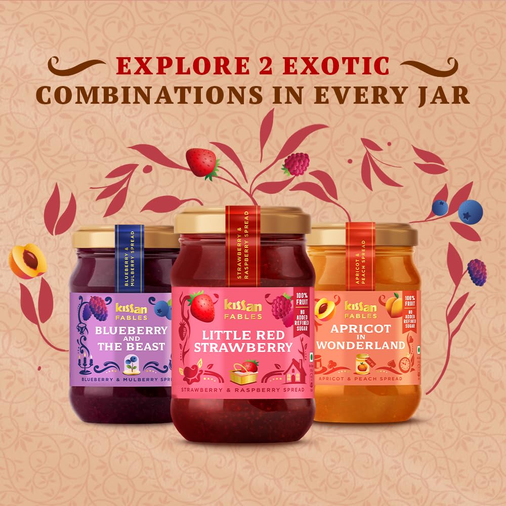 Kissan Strawberry & Raspberry Spread 340g - Image 8 thumbnail