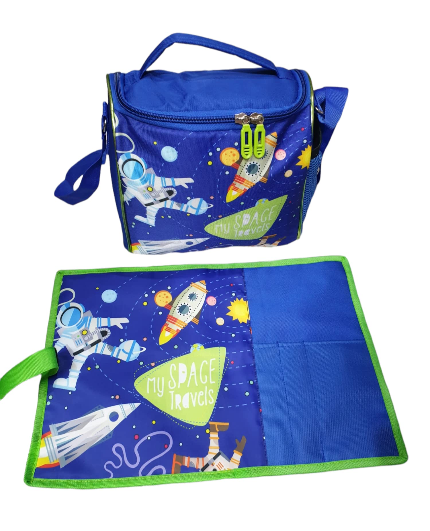 Dinosaur Lunch Bag for Kids - Insulated & Blue -9 Dinosaur Lunch Bag for Kids - Insulated & Blue -9