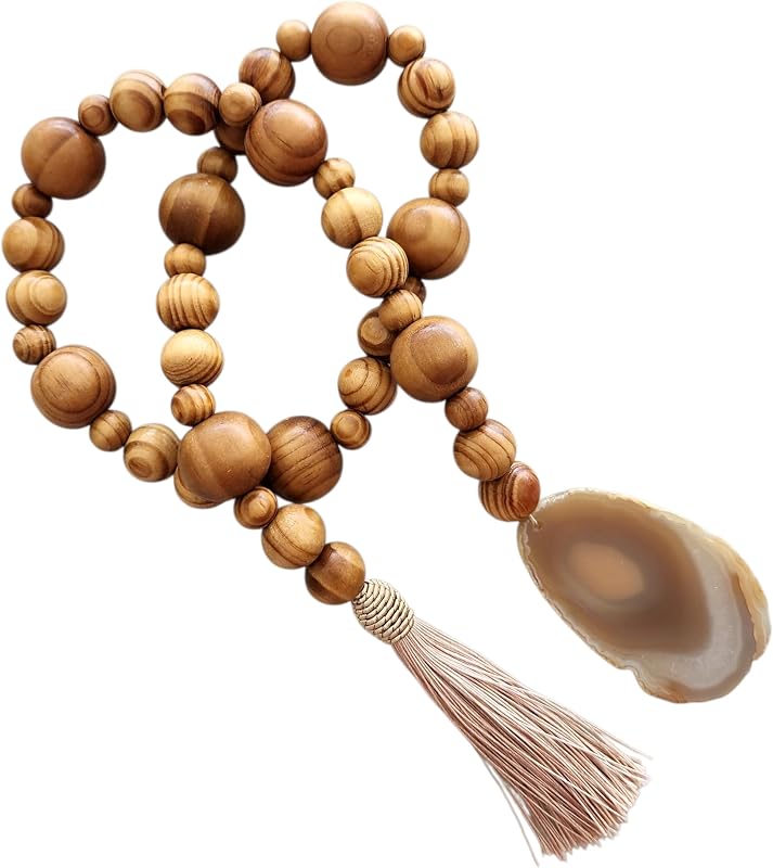 COLAR DE MESA DE PEDRA ÁGATA