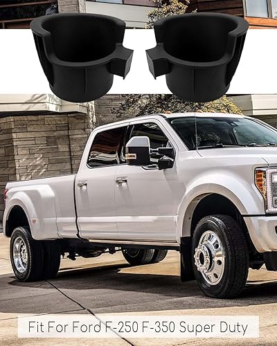 Vista 10 de Inserto para portavasos lateral izquierdo de repuesto BC3Z-2813562-DA compatible con Ford Super Duty 2011-2019, 1 paquete